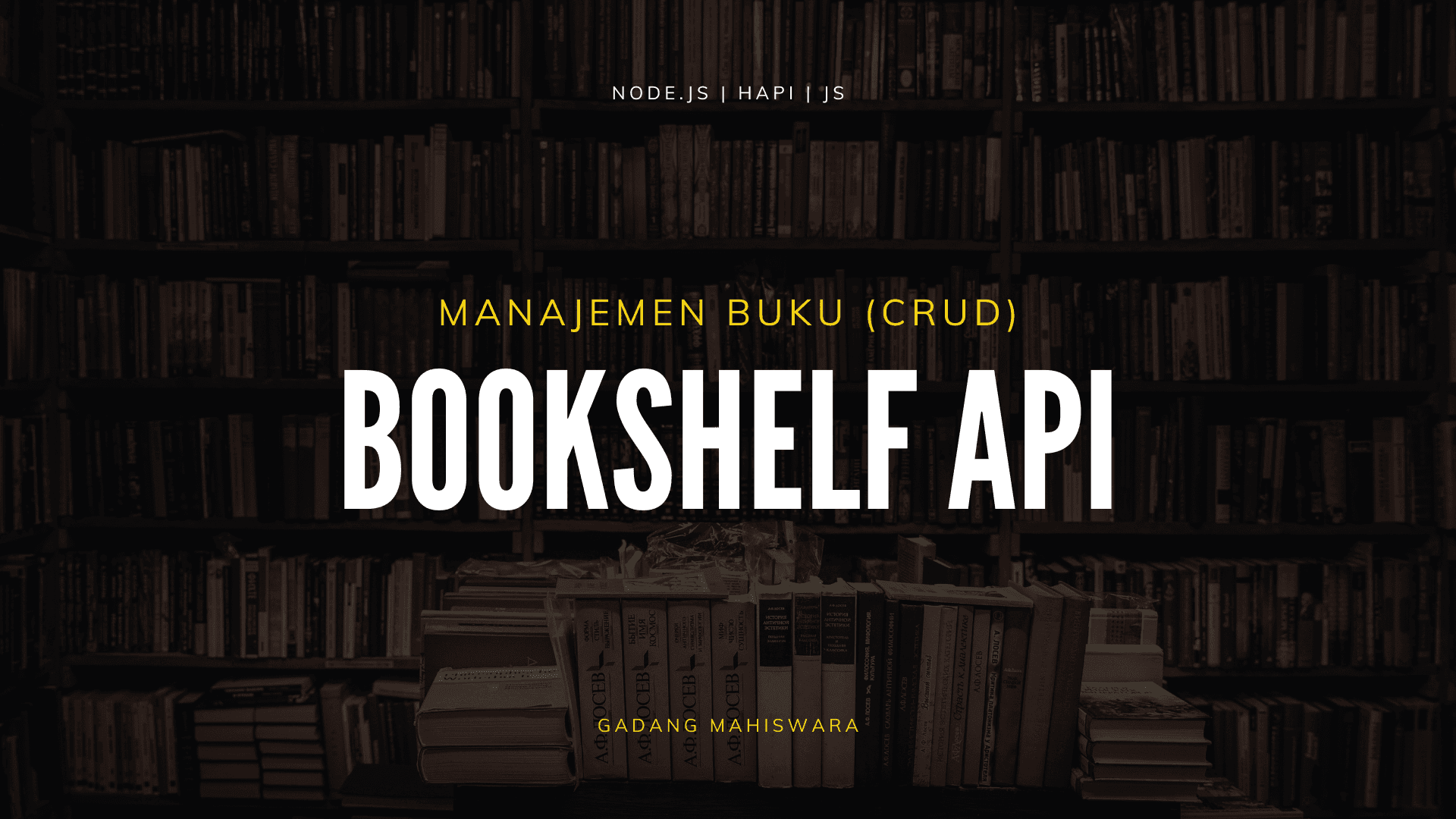 Bookshelf API